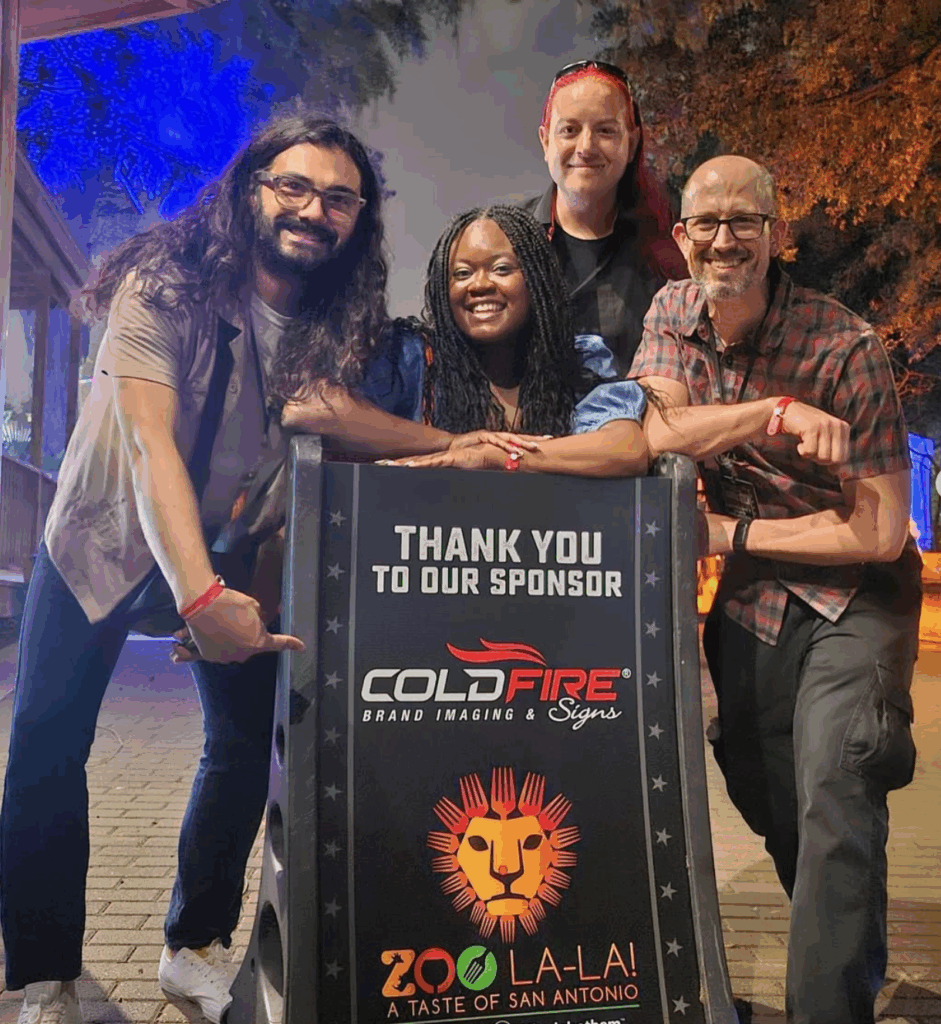 Cold Fire Signs San Antonio Crew